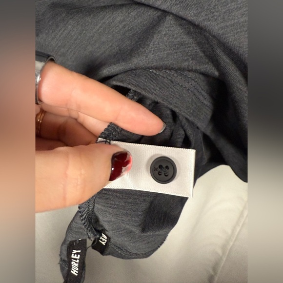 Hurley Dark Grey Black Performance Polo Shirt - Picture 9 of 10